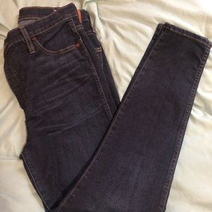 Madewell 10” High Riser Skinny Skinny